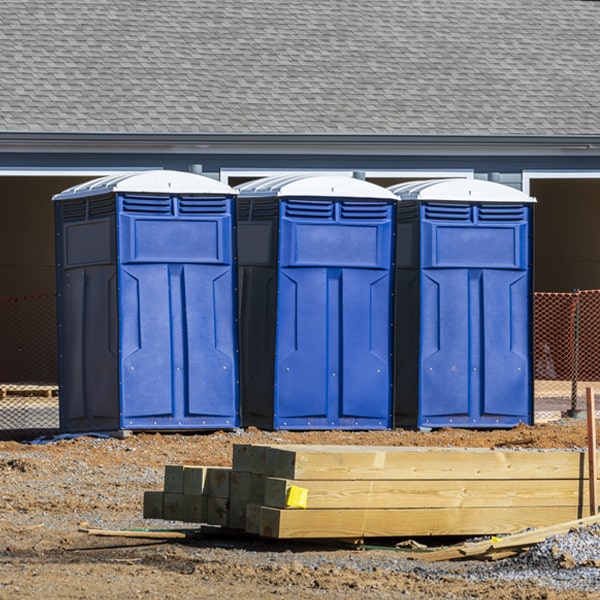 what is the maximum capacity for a single porta potty in New Alexandria Ohio